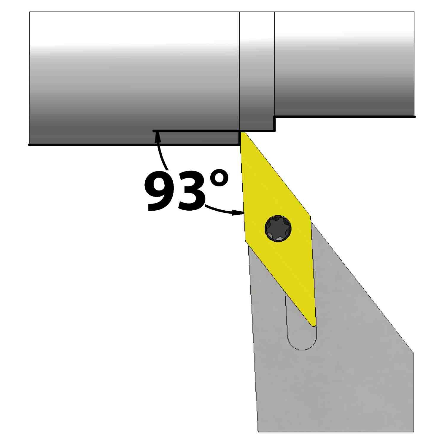 External turning<br />Screw clamping<br />SVJB L/R