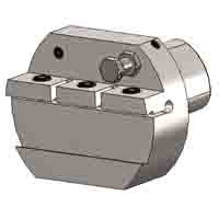 Abstechhalter axial